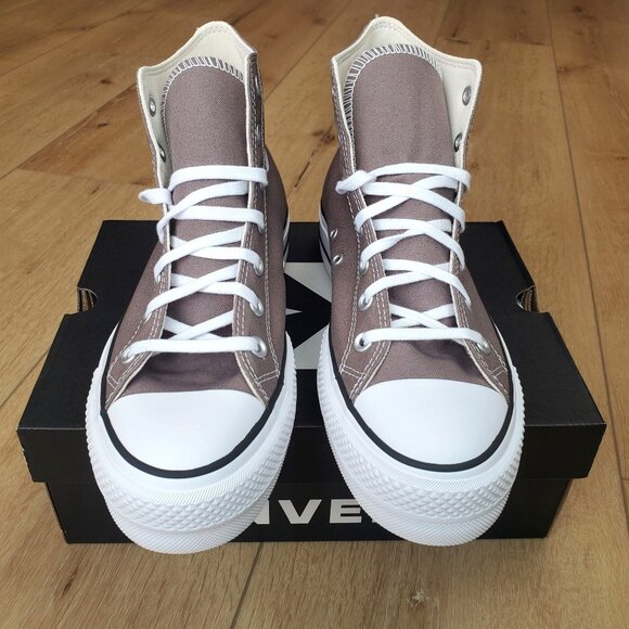 Converse Chuck Taylor All Star Lift Hi Platform Pumice Brown A12309F Womens Size - Picture 3 of 11